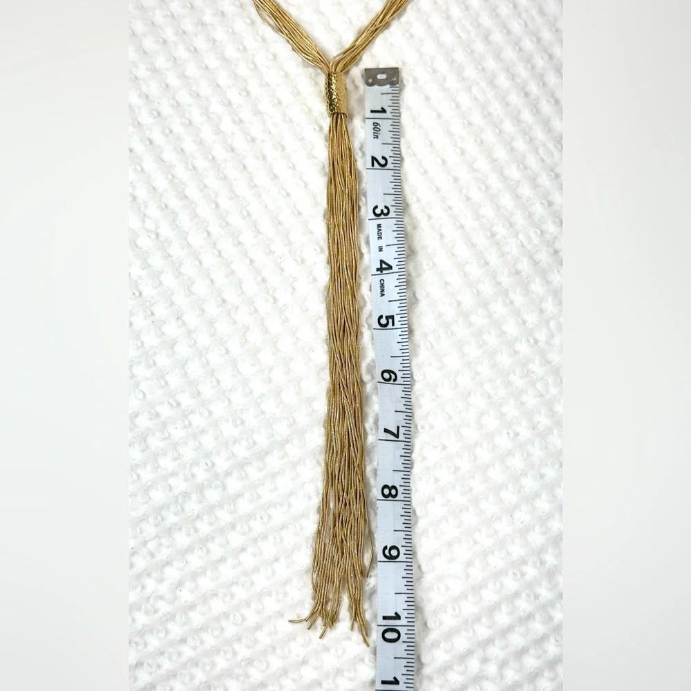 💛Alfani Multi-strand Gold Lariat Neck - Picture 6 of 10